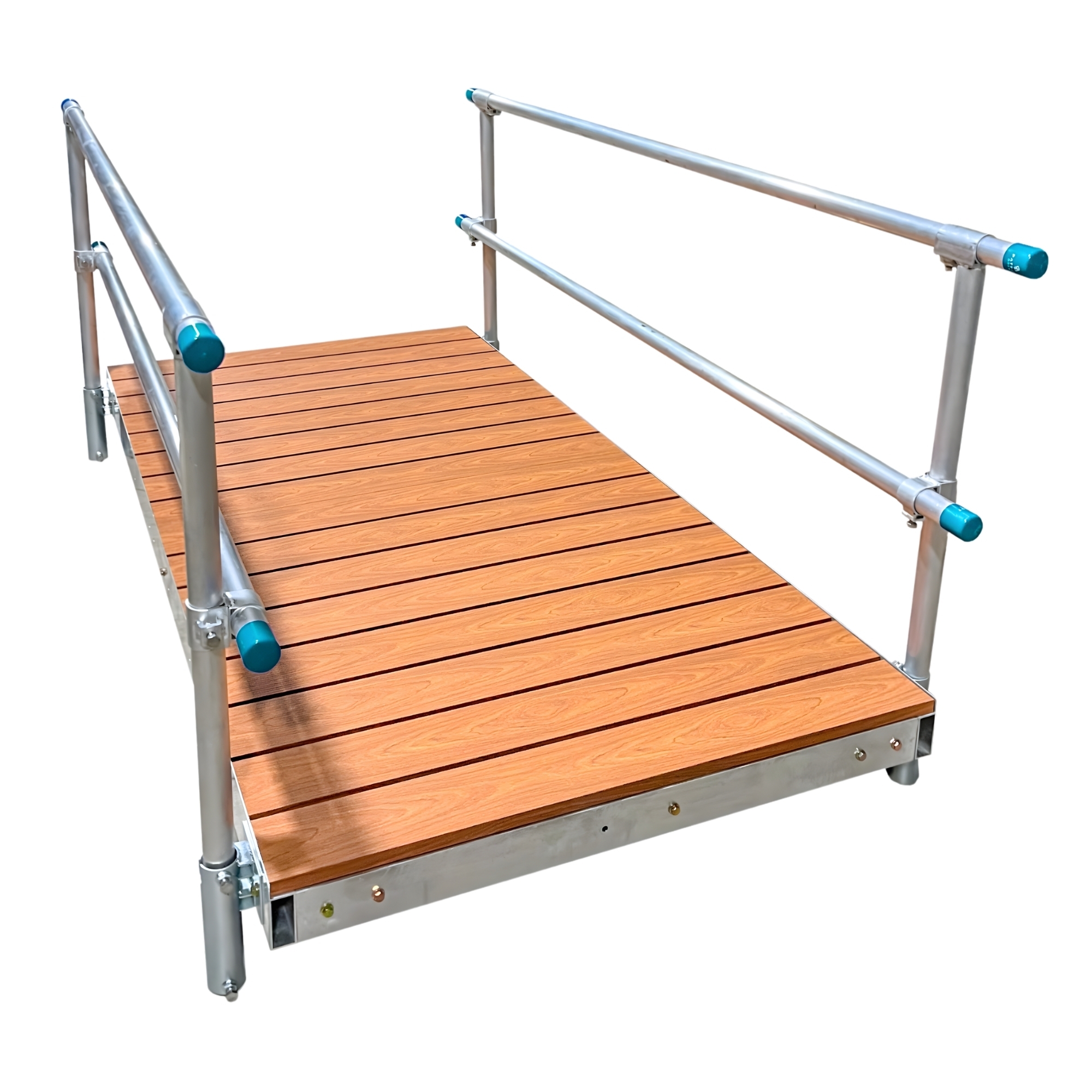 Patriot Docks Gangway Kit — 4ft. x 8ft., Brown Aluminum Decking, Model# R-2123